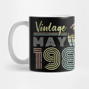 40th Birthday Gift Vintage May 1980 Forty Years Old Mug